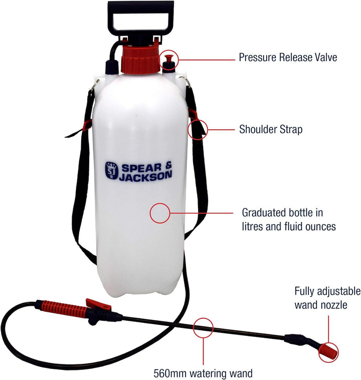 Spear & Jackson 8LPAPS Drucksprüher, 8 l