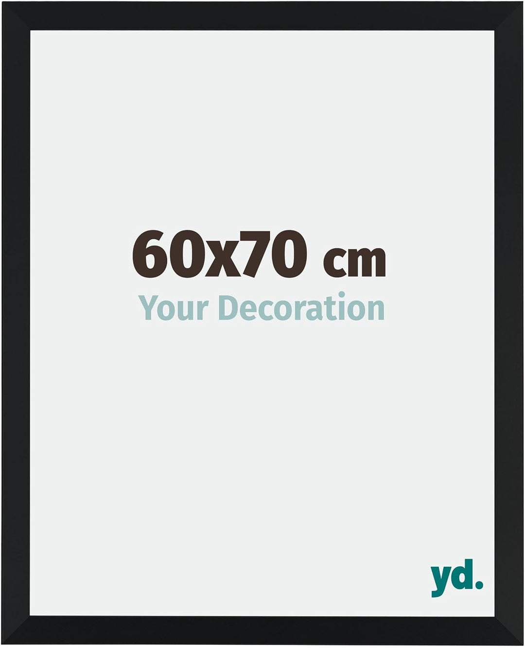yd. Your Decoration - Bilderrahmen 60,00x70,00 cm - Bilderrahmen aus MDF mit Acrylglas - Antireflex