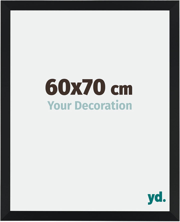 yd. Your Decoration - Bilderrahmen 60,00x70,00 cm - Bilderrahmen aus MDF mit Acrylglas - Antireflex