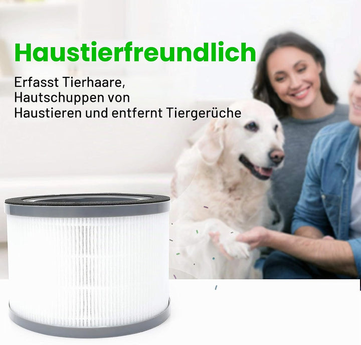 Getalong Vista 200 True HEPA-Ersatzfilter, Nur Kompatibel Mit Vista 200 Luftreiniger, 3-in-1 H13 Tru