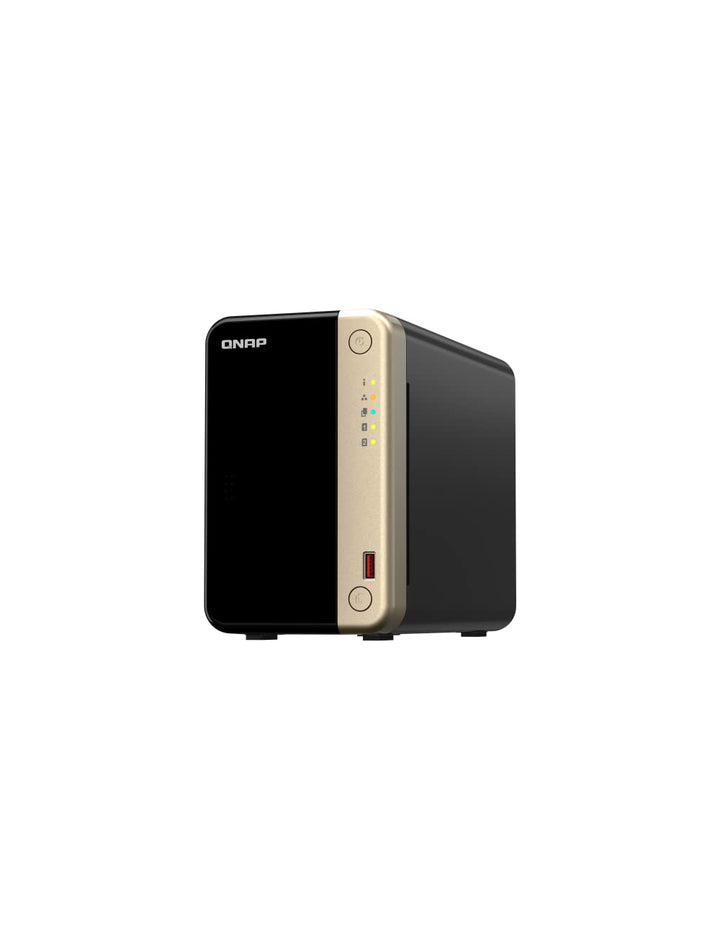 QNAP TS-264-8G-US Hochleistungs-Desktop-NAS mit Intel Celeron Quad-Core-Prozessor, M.2 PCIe Slots un