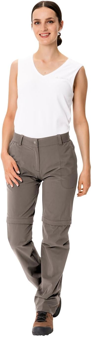 VAUDE Wanderhose Damen Farley Stretch Zip-Off Hose II, wasserabweisende Zip-Off Trekkinghose, bequem