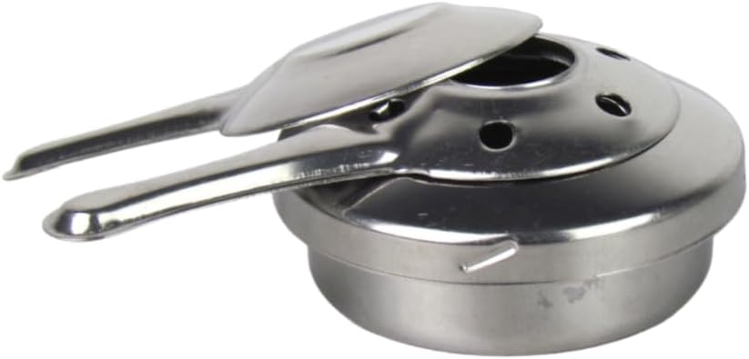 Lentz Fondue-Set aus Edelstahl für 6 Personen | inklusive Besteck | betrieben mit Brennpaste | Topf