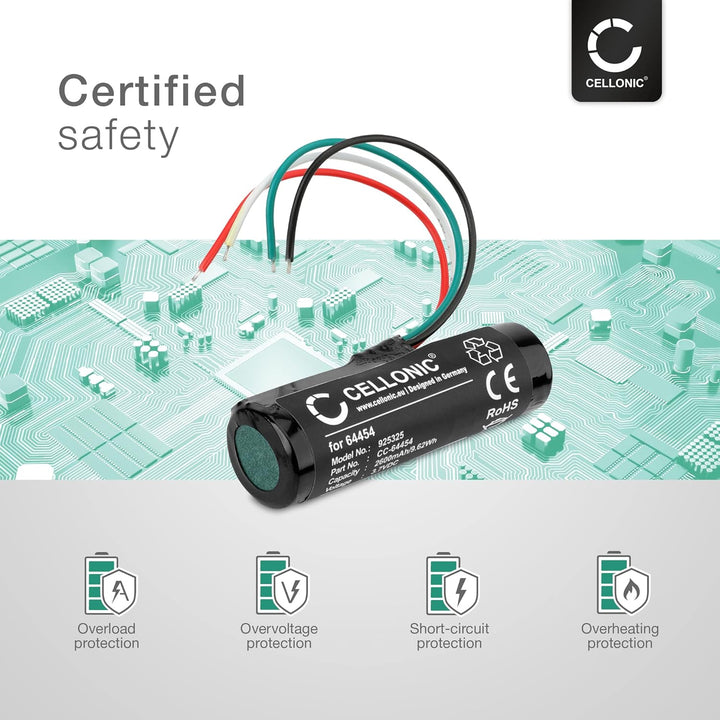 CELLONIC, Lautsprecherakku kompatibel mit Bose V35, T20, 535 (2600mAh, 3.7V) Ersatzakku 064454, 6261