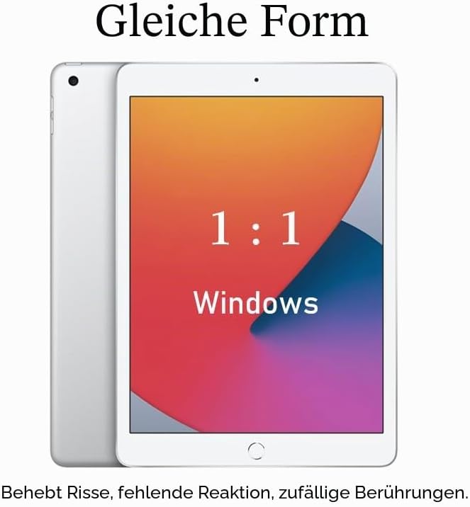 JPUNG Touchscreen Digitizer für iPad 7|| iPad 8 || iPad 9 Display 10,2 Zoll, nur für Model A2197 A21