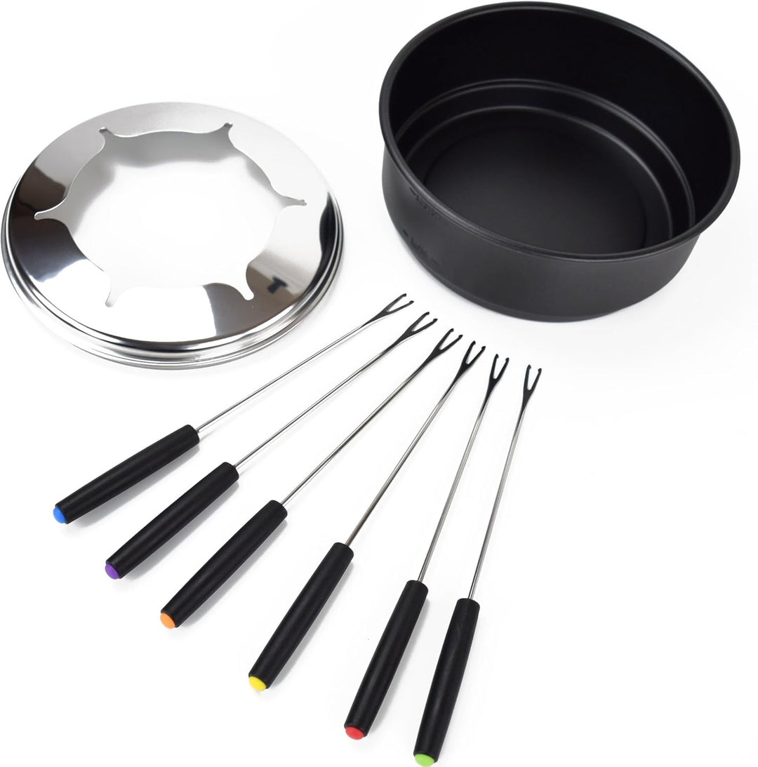 Syntrox Germany Freiburg 3 in 1 Raclette-Grill-Fondue-für 8 Personen