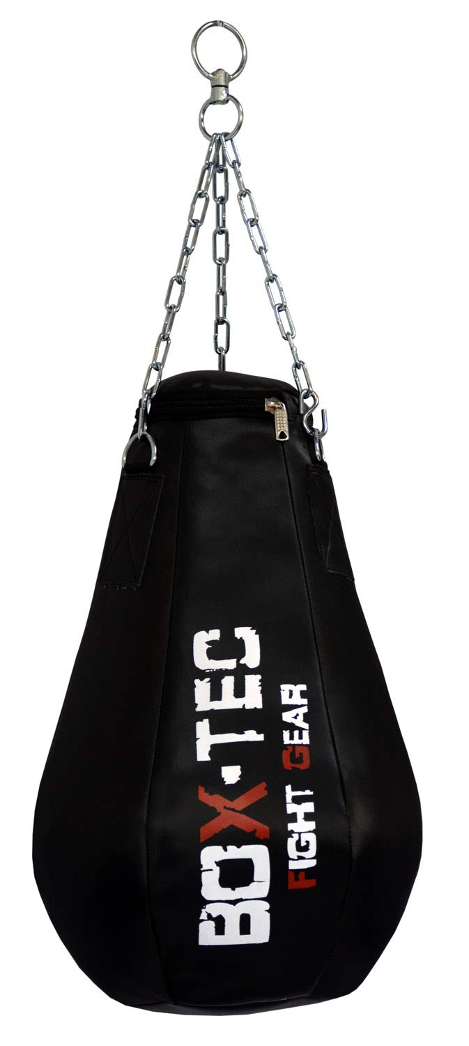 BOX-TEC Maisbirne | Boxbirne | Schlagbirne | Uppercut | Punchingball, gefüllt, schwarz