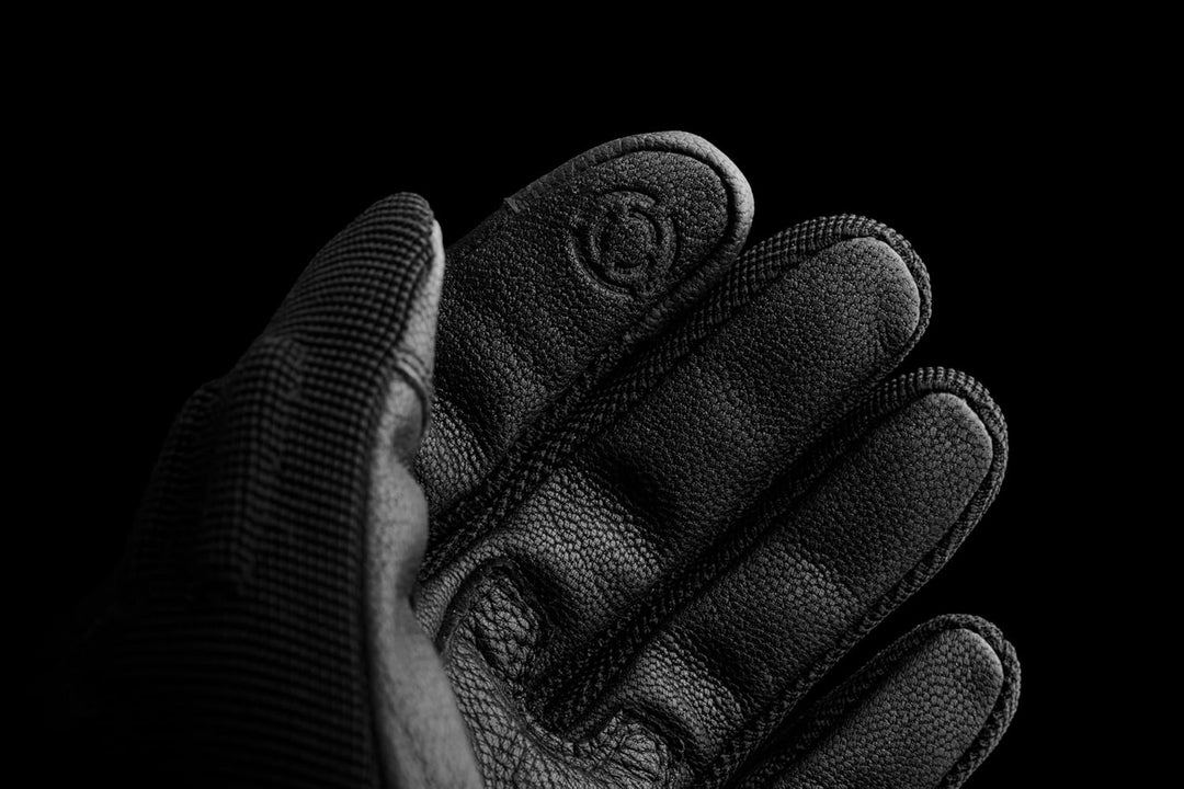 Furygan Jet NEON D3O - Motorradhandschuhe für Herren - 100% Lederhandfläche - Komfort - Sommerhandsc