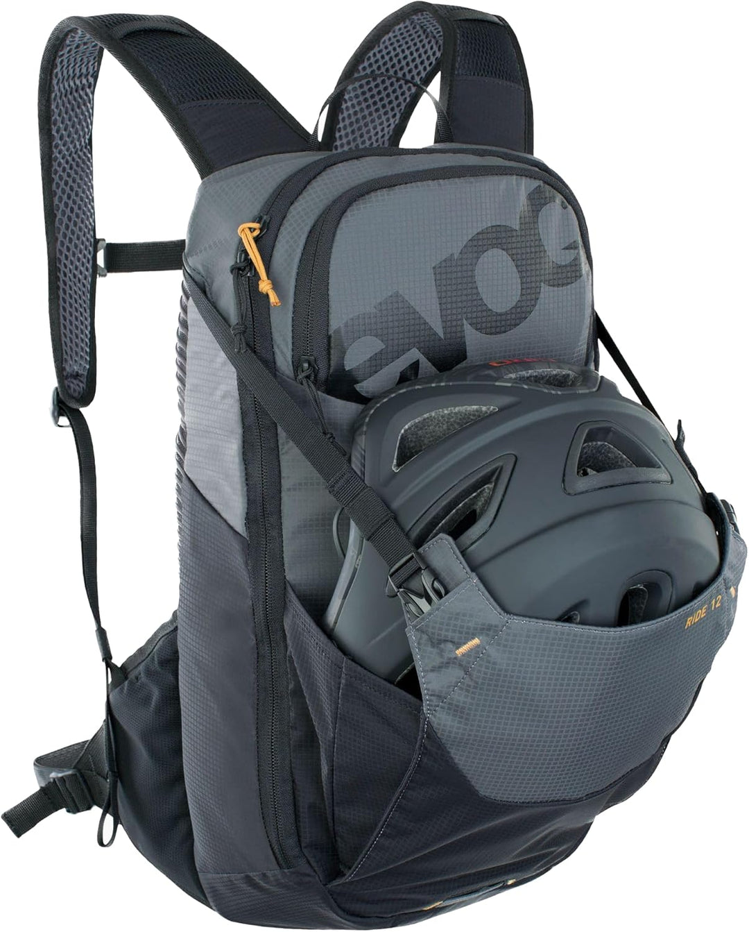 EVOC RIDE 12 Protektor Fahrradrucksack, Trekkingrucksack für Trails & Alltag (cleveres Taschenmanage