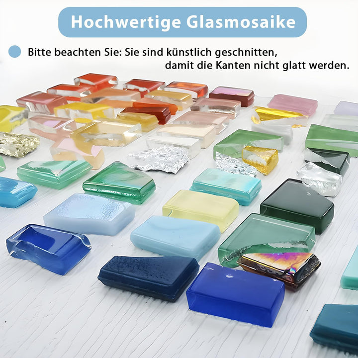 AiYoYo DIY Fotorahmen Bastelset Geschenke für Kinder und Erwachsene Mosaik Bilderrahmen Kreatives Ba