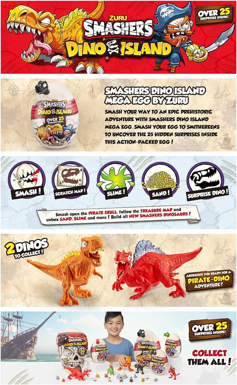 Smashers Dino Island - MEGA EIN