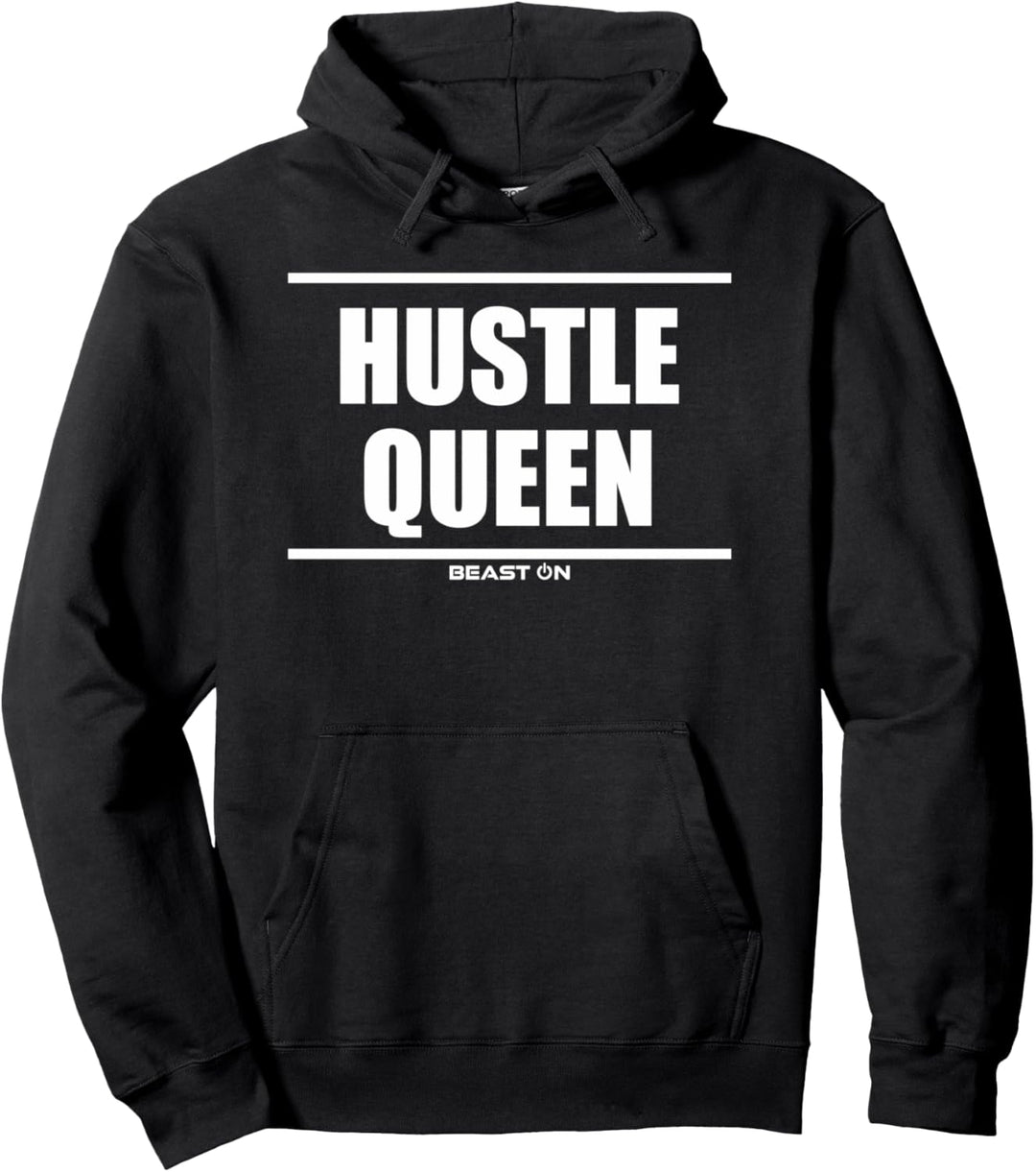 Hustle Queen Bodybuilding Gains Gym Fitness Training Sprüche Pullover Hoodie