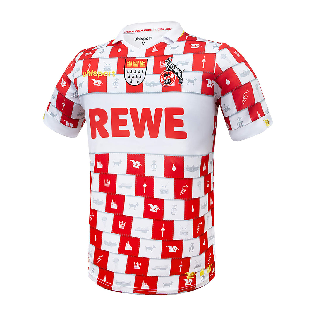 uhlsport 1. FC Köln Karnevalstrikot 2020/2021 Herren 152 Weiss, 152 Weiss