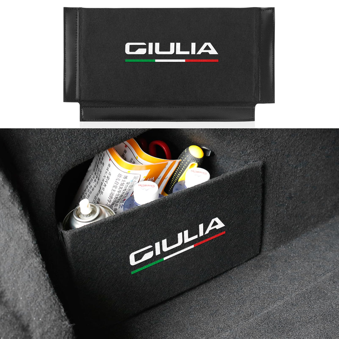 1PCS Auto Kofferraum Organizer Kompatibel mit Alfa Romeo Giulia 2016 2017 2018 2019 2020 2021 2022 2