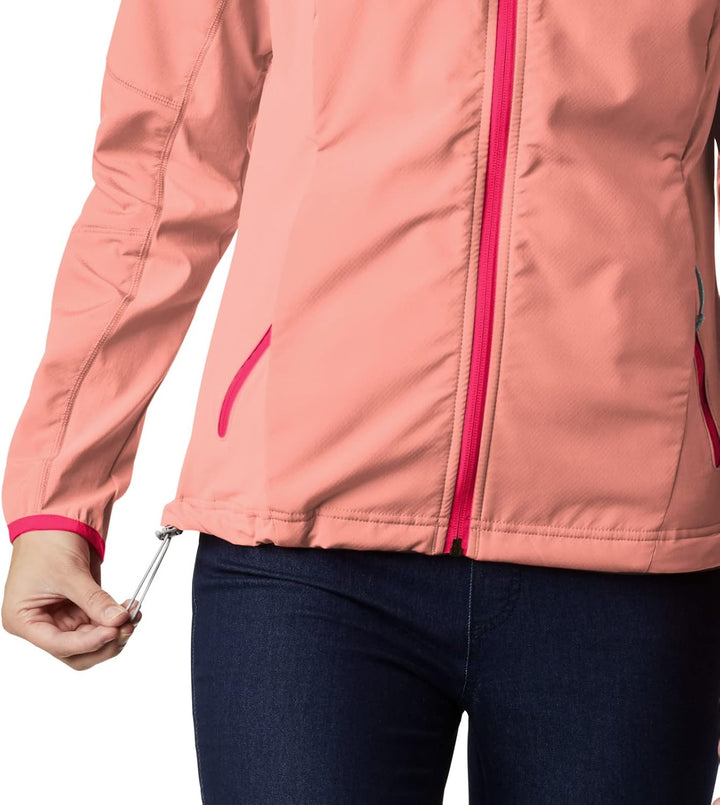 Columbia Damen Softshelljacke Sweet As Hoodie S Coral Reef, S Coral Reef
