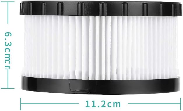 2 Stück HEPA-Ersatzfilter für DEWALT DC5151H DC515 Nass- und Trockensauger Ersatzfilter waschbar und
