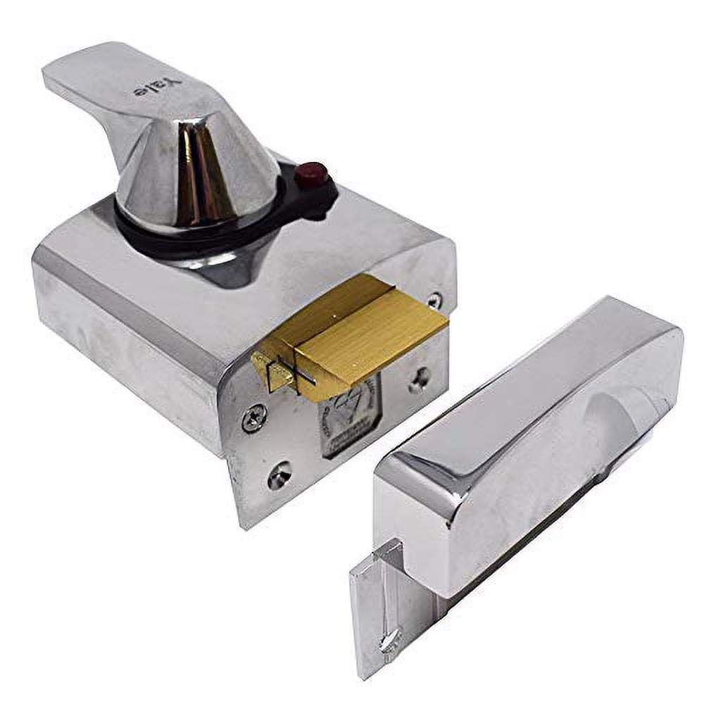 Yale B-BS2-CH-CH-40 – BS2 British Standard Nachtriegel – 40 mm – Chrom-Finish – hohe Sicherheit von