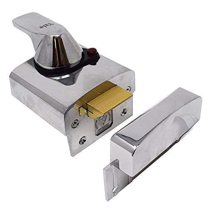 Yale B-BS2-CH-CH-40 – BS2 British Standard Nachtriegel – 40 mm – Chrom-Finish – hohe Sicherheit von