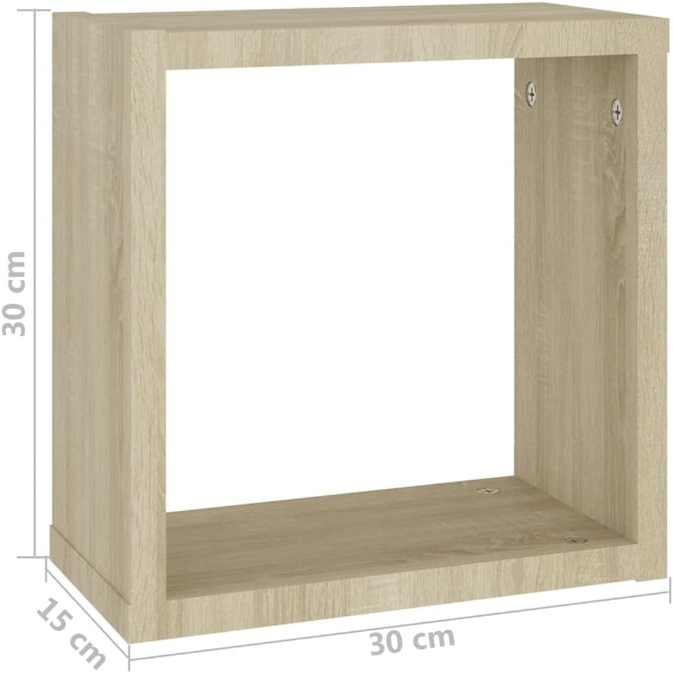 vidaXL 4X Würfelregal Wandregal Hängeregal Cube Lounge CD Regal Dekoregal Bücherregal Schweberegal W