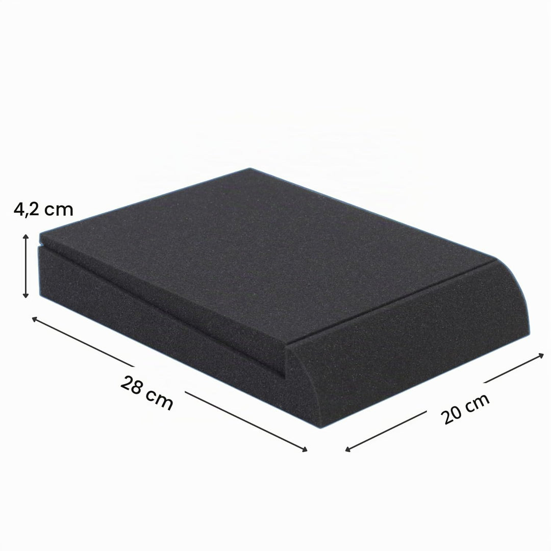 2PCS 20x28x4.2 cm Speaker Sound Insulation Mat Soundproofing Mat Acoustic Foam Board Sponge Sound Ab