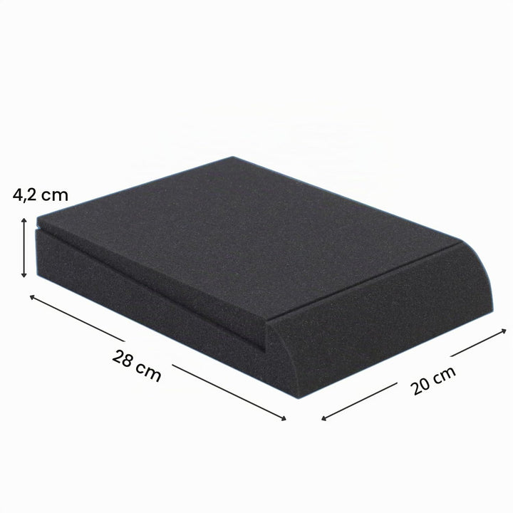 2PCS 20x28x4.2 cm Speaker Sound Insulation Mat Soundproofing Mat Acoustic Foam Board Sponge Sound Ab