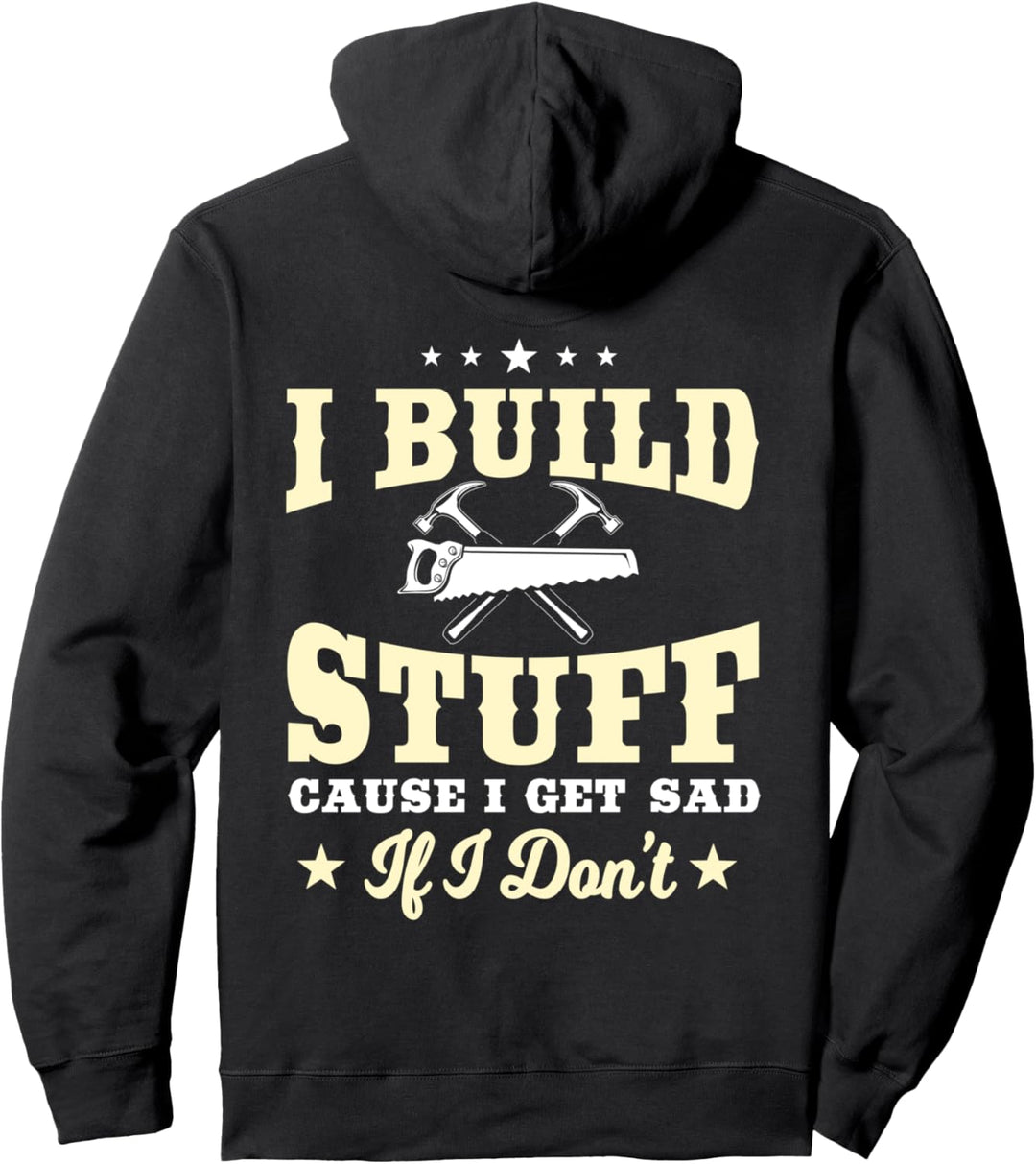 Zimmermann Geschenke Design auf der Rückseite der Kleidung Pullover Hoodie