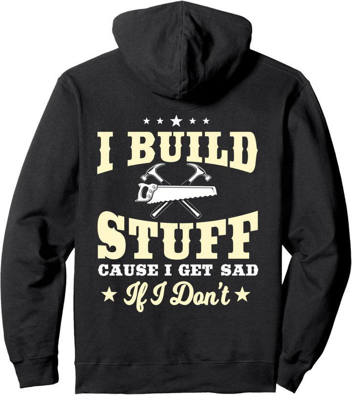 Zimmermann Geschenke Design auf der Rückseite der Kleidung Pullover Hoodie