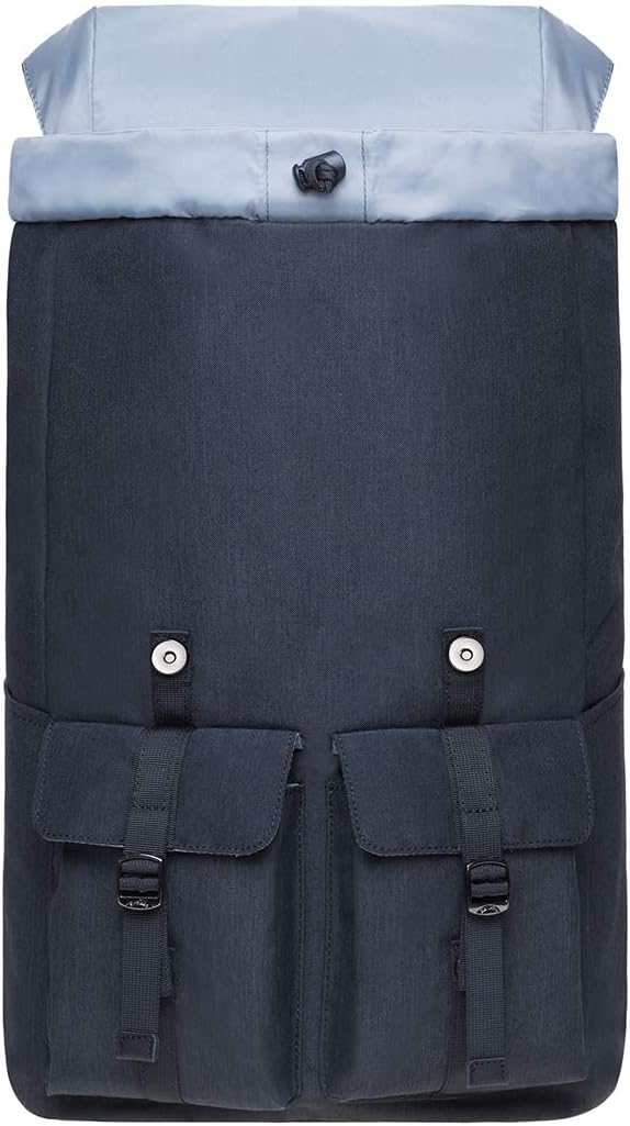 KAUKKO Vintage Unisex Rucksack Studenten 17 Zoll Backpack für 14" Notebook Lässiger Alltagstasche,45