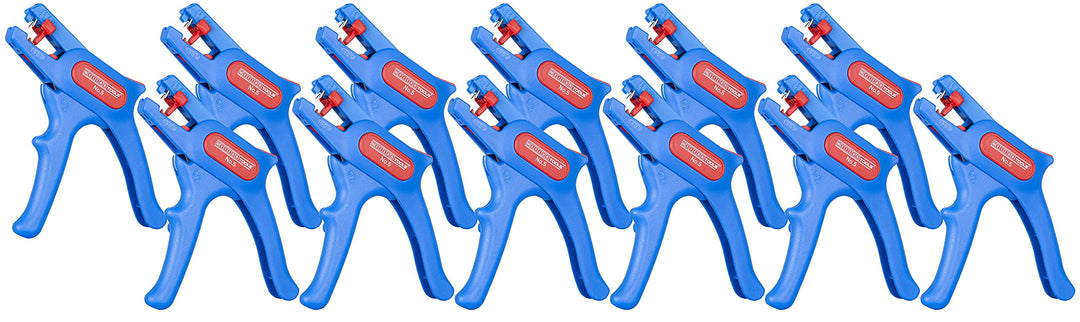 WEICON TOOLS Abisolierzange No. 5 12er Set | Automatische Abisolierzange für alle gängigen flexiblen