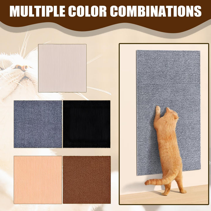 300cmx40cm Katze Kratzmatte Selbstklebend Kratzbretter Kratzschutz Sofa Katze Trimmbare Kratzmatte K