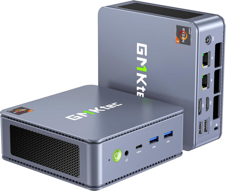Mini PC GMKtec Mini PC, M5 Plus AMD Ryzen 7 5825U (8C/16T, bis 4.5 GHz), 32GB DDR4 RAM 1TB NVMe SSD
