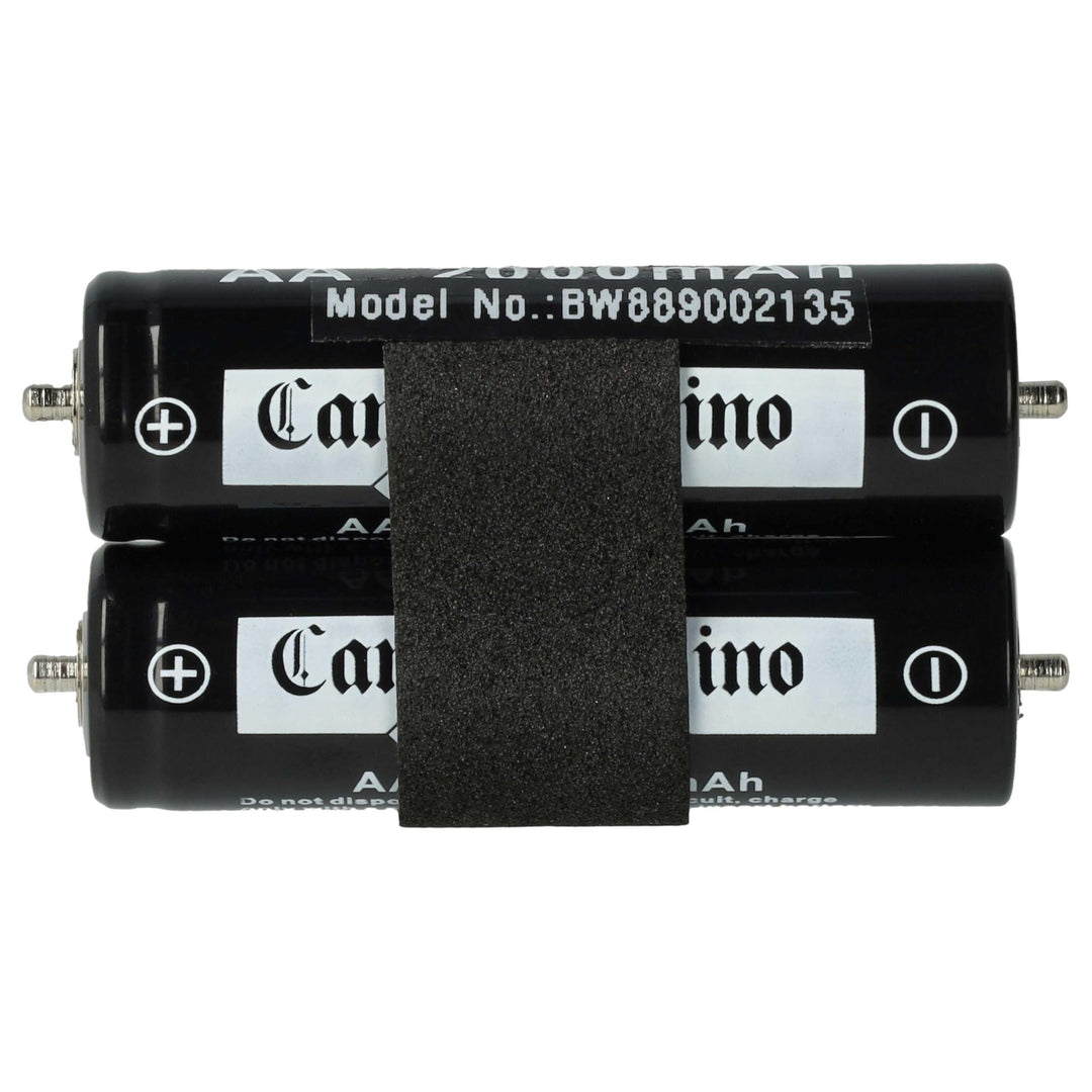 vhbw Akku kompatibel mit Panasonic ER-1610, ER-154, ER-1611, ER160, ER1611, ER1610, ER1512 Rasierer