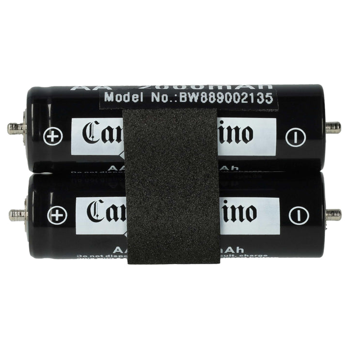 vhbw Akku kompatibel mit Panasonic ER-1610, ER-154, ER-1611, ER160, ER1611, ER1610, ER1512 Rasierer