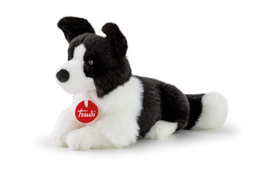 trudi TUDN7000 Animals Klassik Plüschtier Border Collie Scott ca. 25 cm lang, Grösse S, hochwertiges