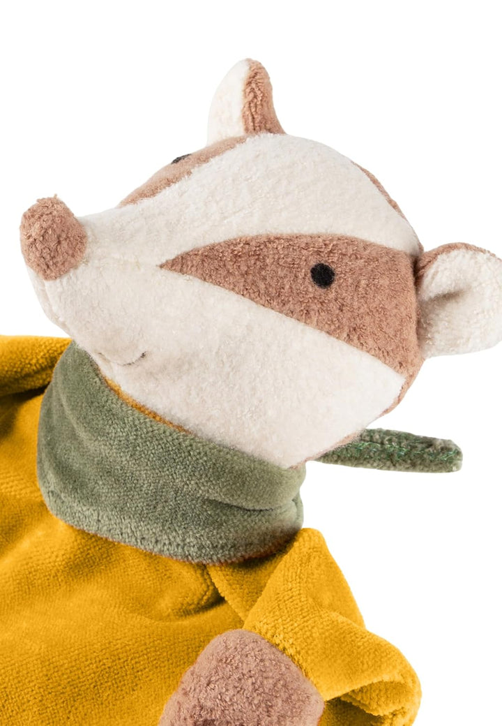 SIGIKID 39173 Schnuffeltuch Kasimir Dachs Green Mädchen und Jungen Babyspielzeug empfohlen ab Geburt