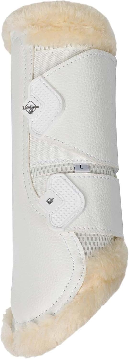 LeMieux Unisex Capella Bürstenstiefel X-Large Weiss, X-Large Weiss