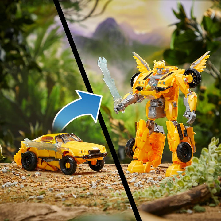 Transformers Spielzeug zum Film Aufstieg der Bestien, Beast-Mode Bumblebee Action-Figur ab 6 Jahren,