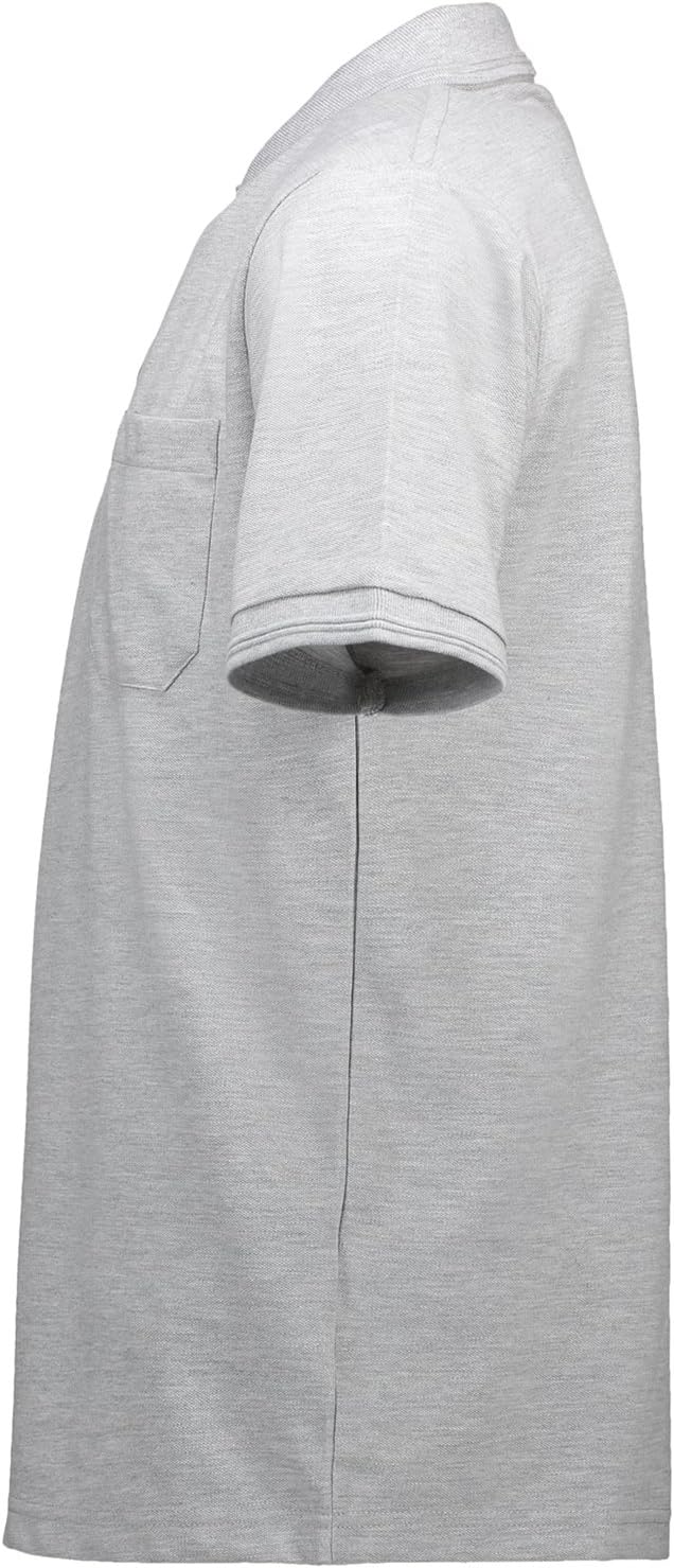 Pionier 41083-S Poloshirt "320 Pro Wear" mit Tasche Grösse in grau meliert, S