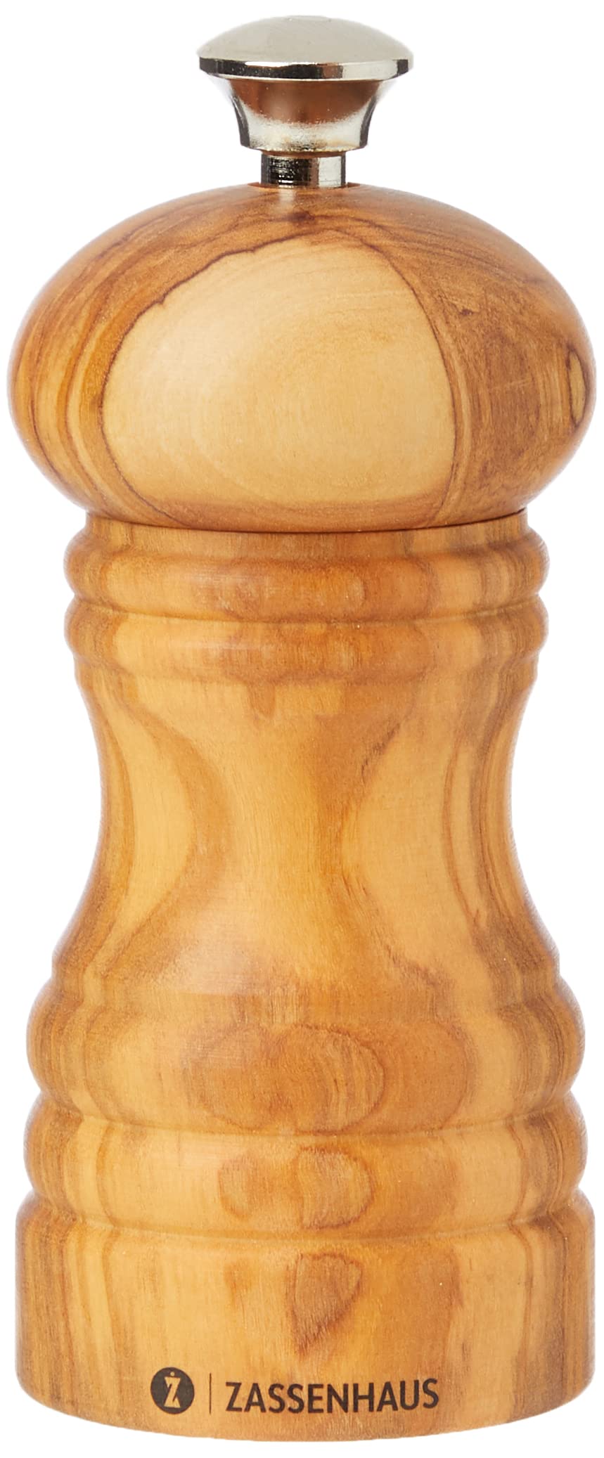 Zassenhaus Salzmühle BERLIN | 12cm | Olivenholz | original Zassenhaus Keramikmahlwerk made in German