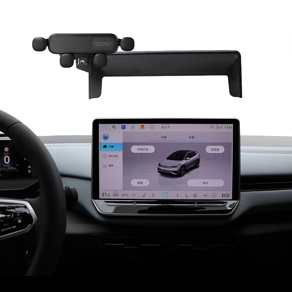 Kfz-Handyhalterung für VW ID.4 2025 ID4 ID 4 (12,9 Zoll, Zubehör + Bildschirm-Navigations-Halterung,