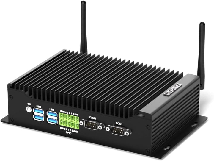 FANPEEC Mini PC Windows 11 Pro Core i5 10210U Lüfterloser PC 8GB RAM 128GB SSD, Industrie PC 4K HD+H