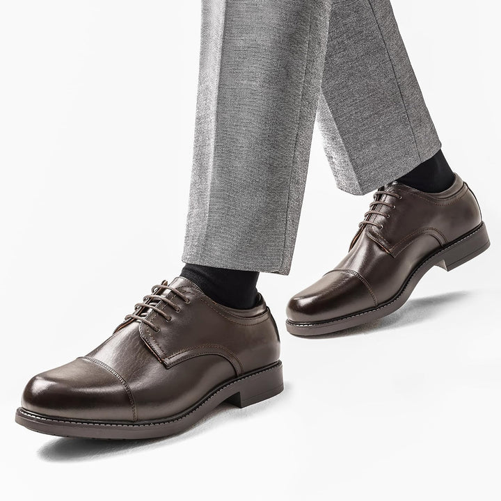 Bruno Marc Herren Anzugschuhe Schnürhalbderby 39 EU Dunkelbraun, 39 EU Dunkelbraun