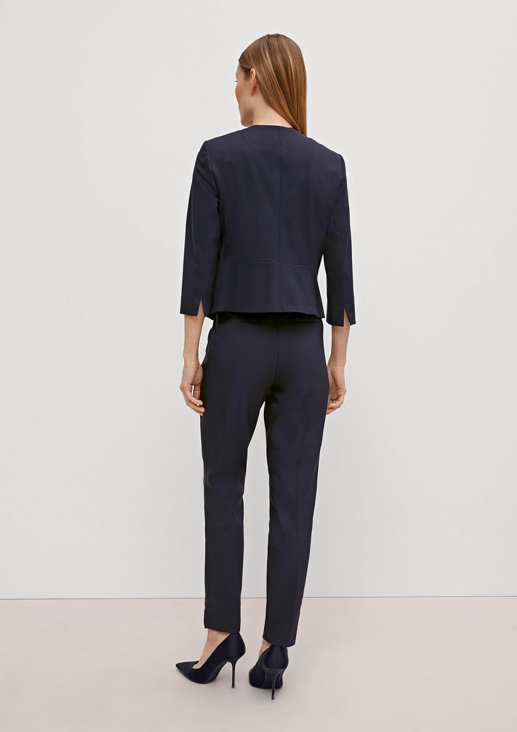 comma Blazer mit kurzem Schnitt, 5976 Blau