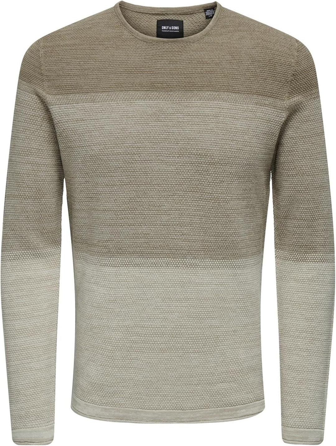 ONLY & SONS Herren Pullover ONSPANTER S M L XL XXL Schwarz Grau Blau Baumwolle S Chinchilla/Detail:g