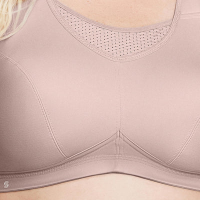 Glamorise Damen Hochleistungs Bustier Sport-BH 75D Roségold, 75D Roségold