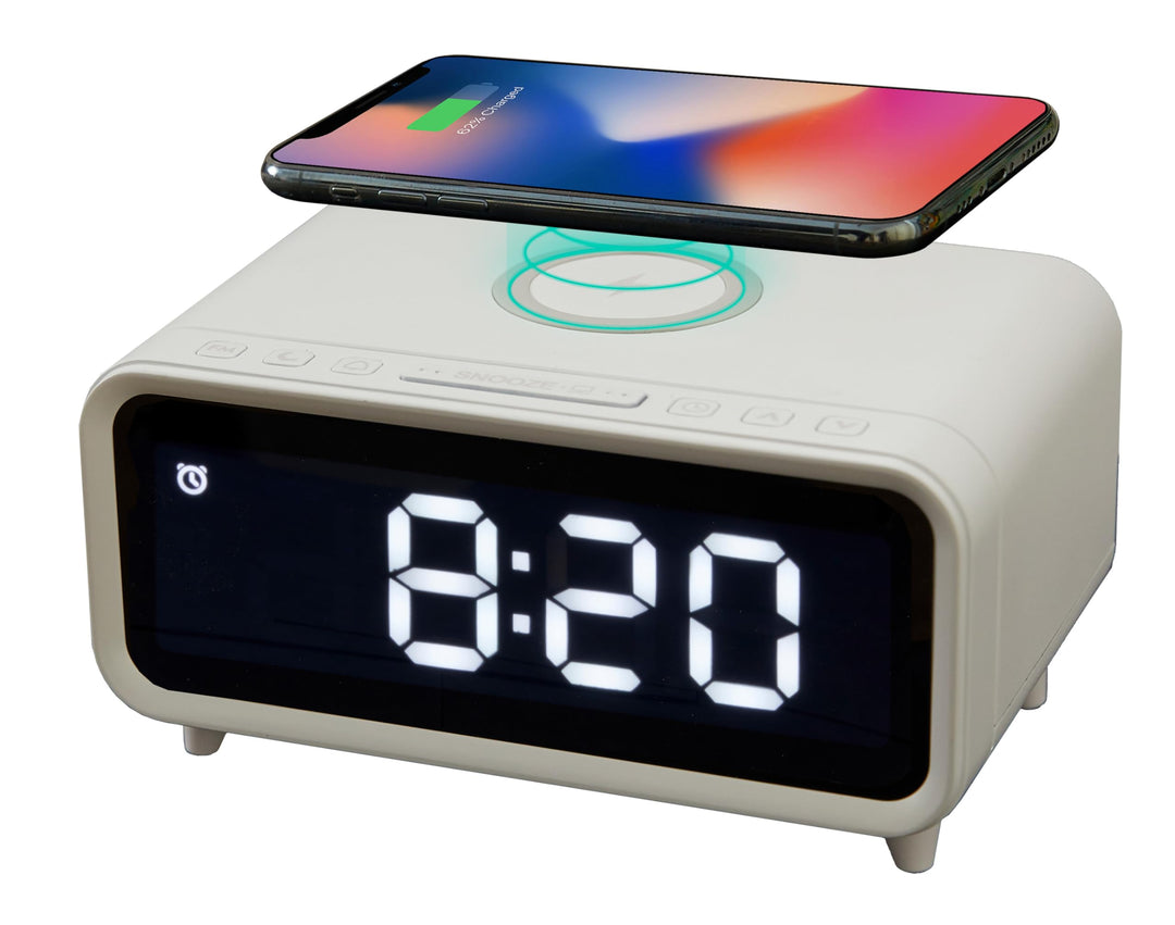 Northpoint Digitales DAB+ Radio mit Wecker Kabelloser Ladestation Nachtlicht und USB-Ladeanschluss 5