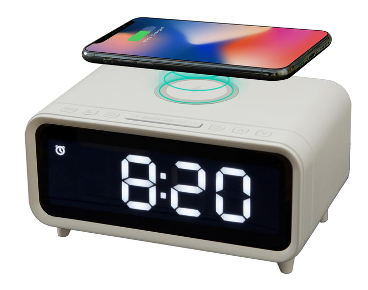 Northpoint Digitales DAB+ Radio mit Wecker Kabelloser Ladestation Nachtlicht und USB-Ladeanschluss 5