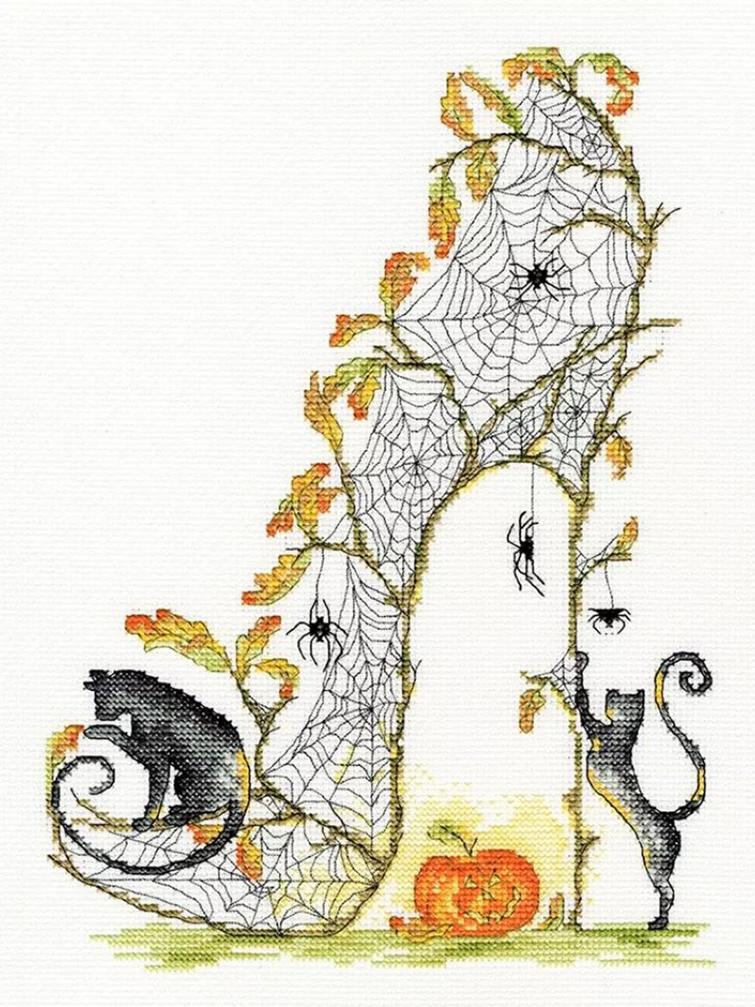 Bothy Threads Kreuzstich Set mit Zählmuster Spinnenfaden Pantoffel, 21x28cm