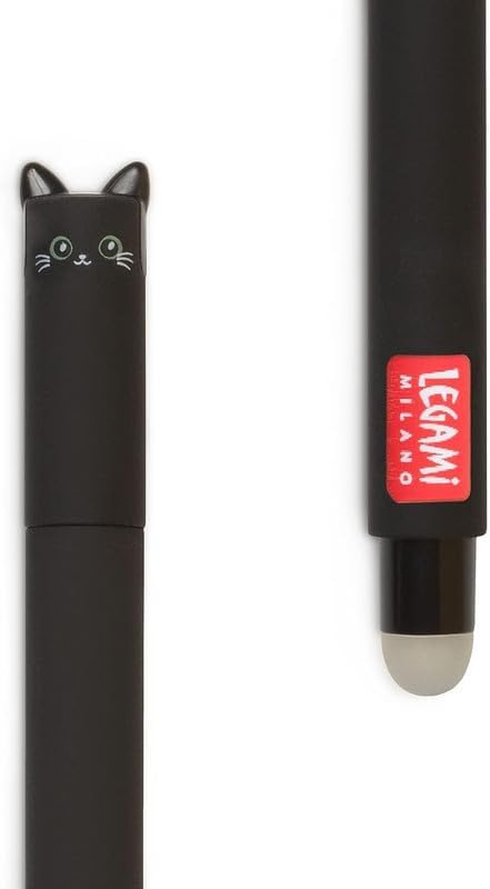 Legami Set mit 7 radierbaren Gelstiften mit thermoempfindlicher Radiertinte, verschiedene Tintenfarb