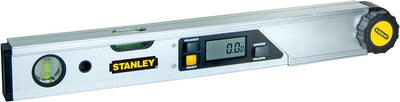 Stanley Digitaler Winkelmesser, Wasserwaage (40 cm Schenkellänge, 0°-225° Messbereich, LCD-Anzeige)